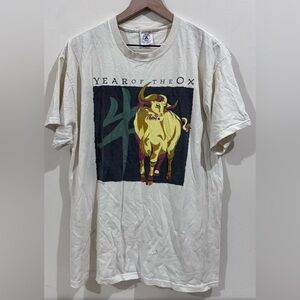 Delta White Year of the Ox Graphic Tee